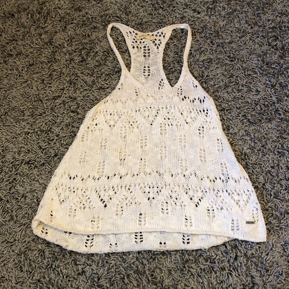 Hollister Tops - Hollister Crochet Tank